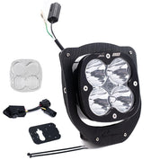Baja Designs Headlight Kit With Dimmer XL80 Series Spot Pattern Clear Lens 677107