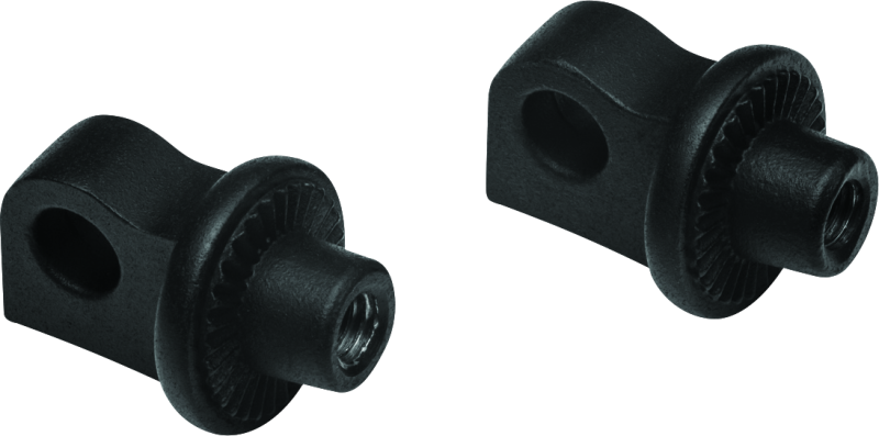 Kuryakyn Black Adjustable Stop Splined Peg Adapter 6775