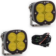 Baja Designs Auxiliary LED Light Pod Pair XL80 Series Wide Cornering Pattern Baja Amber Lens Universal 677815