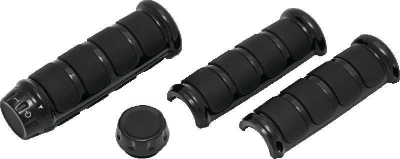 Kuryakyn Black ISO Grips For Heated Grips 6781