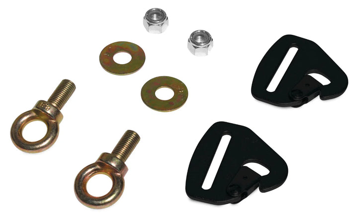 DragonFire Racing Quick-Release Snap Hook Harness Tab Kit - 2" - 14-0088