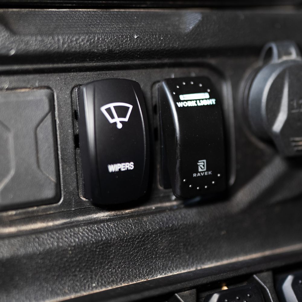 Ravek Wiper Rocker Switch Relocation Kit - CF-Moto 68-1008