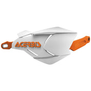 Acerbis White/Orange X-Factory Handguards - 2634661088