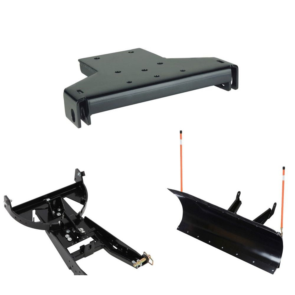 Denali Black UTV Snow Plow Kit For Polaris RZR S 800 2008-2014