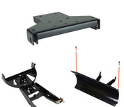 Denali Black UTV Snow Plow Kit For Polaris RZR 170 2008-2014