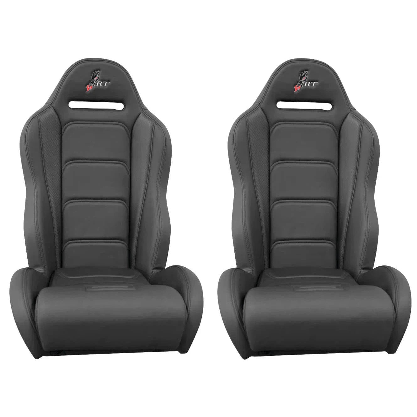 DragonFire Racing HighBack RT Seats for RZR models - Black - Pair - 15-1162