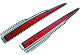 Kuryakyn Chrome Rear Light Bars For Trikes 6976
