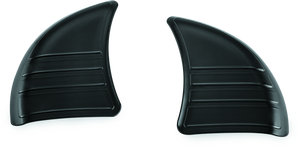 Kuryakyn Gloss Black Tri-Line Inner Fairing Cover Plates 6979
