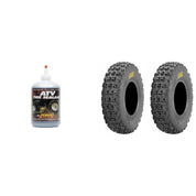 Set of 2 ITP Holeshot XCT Rear Tires 22x11-10 6-ply with QUADBOSS Sealant