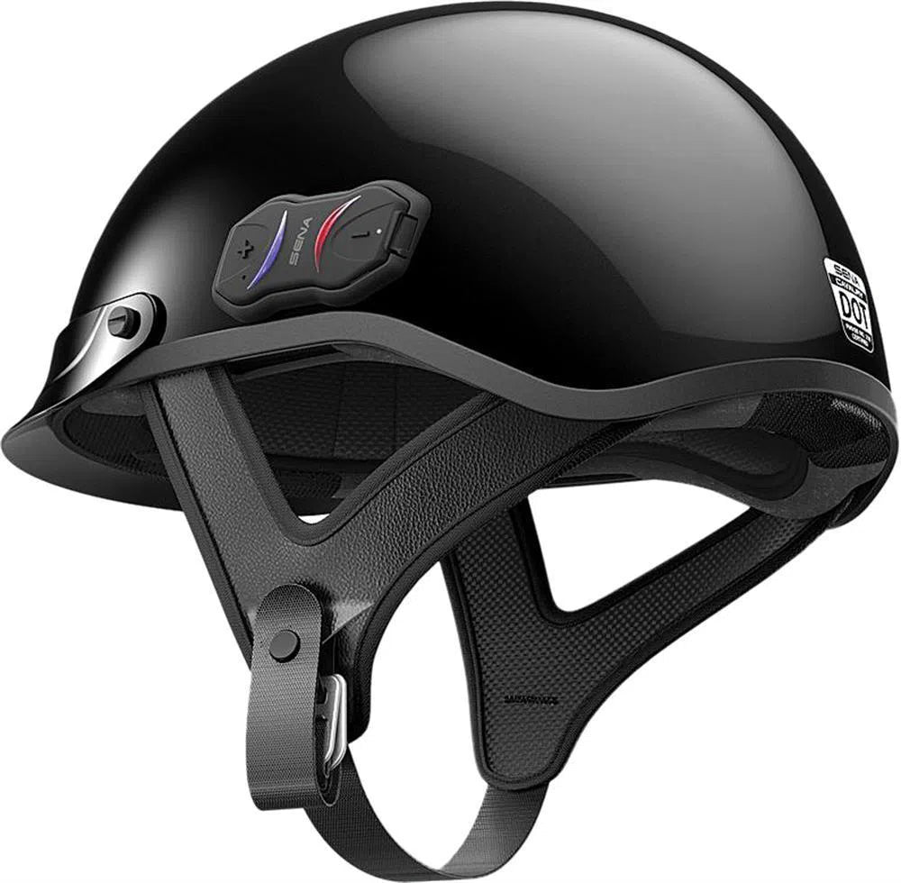 SENA Cavalry Bluetooth Half Helmet Glossy Black XL Cavalry-CL-GB-XL