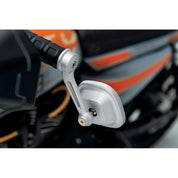 Kuryakyn Dillinger Bar End Mirrors Silver