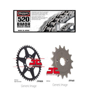 520 BMOR Chain, Front & Rear Sprocket Kit for KAWASAKI KSF400A KFX 2003-2006