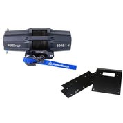 Viper V2 ATV Winch Kit 3500 lb Standard Spool With 40 Feet Blue Synthetic Rope With Mount For Honda Foreman Rubicon 500 2002-2004