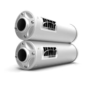 HMF Dual Slip On Titan-QS Exhaust for Can-Am Maverick Turbo 15-17