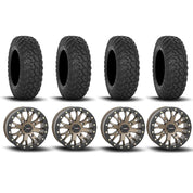 System 3 SB-4 Beadlock Bronze 15" Wheels And RT320 Tires [32x10R-15]