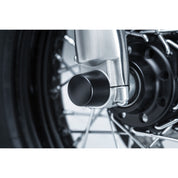 Kuryakyn Front Axle Nut Covers Satin Black 1229