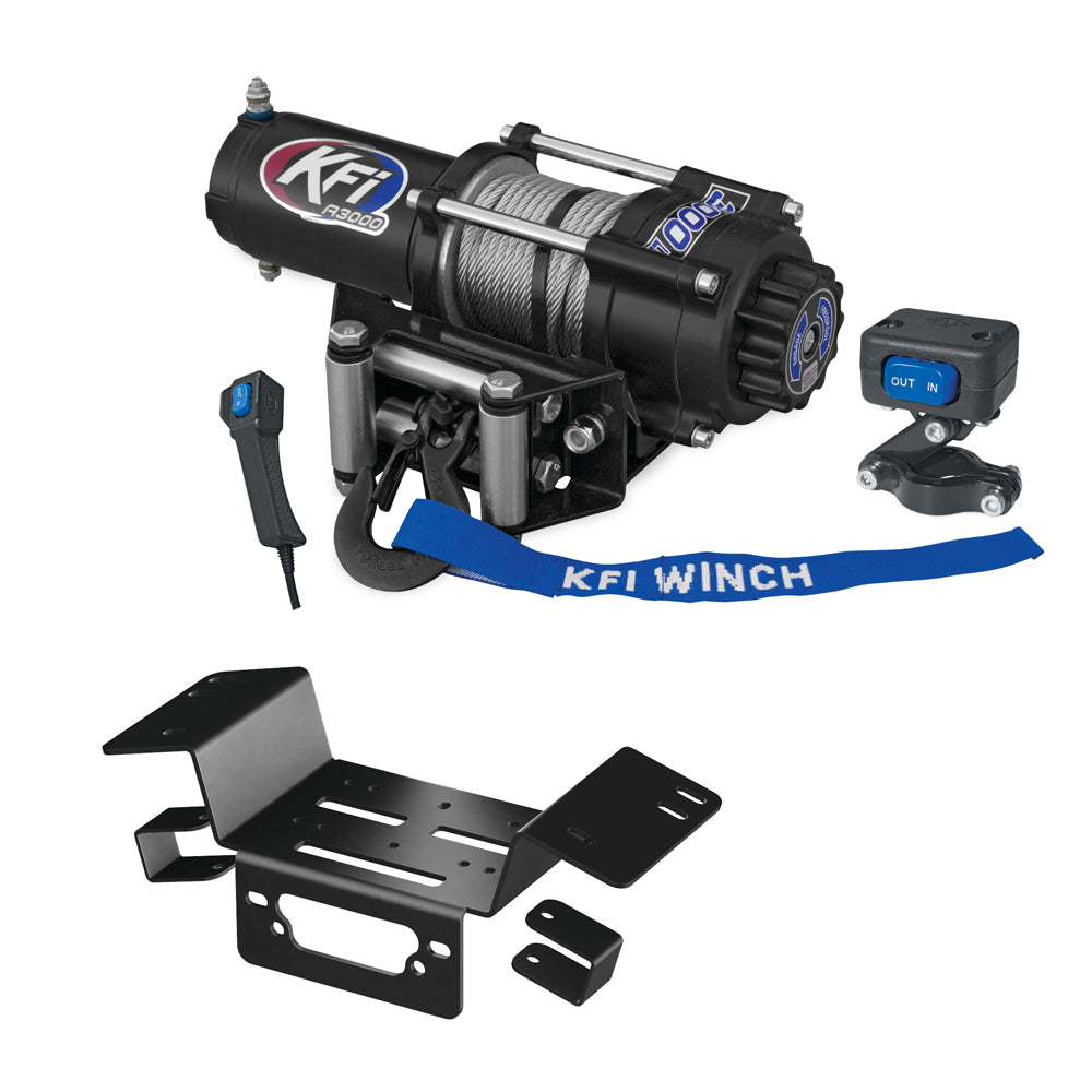 KFI 3000 lb Winch And Optional Mount