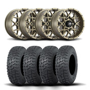 ITP Hurricane 14" Bronze Wheels And Terra Hook Tires [27x11-14]