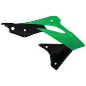 Acerbis Green/Black Radiator Shrouds for Kawasaki - 2314161089