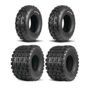 Kenda Set of Two K3210F/K3211 Havok Tires (4 Ply) [20x6-10] And Two (4 Ply) [18x10-9] Tires