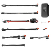 XK Glow 8 Pod 4 Strip Standard Light Kit - KS-MOTO-STANDARD
