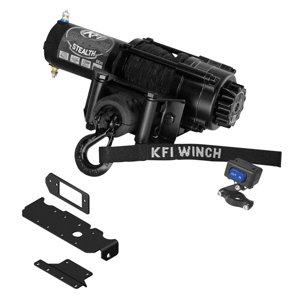 KFI 3500 lb Assault Winch And Optional Mount