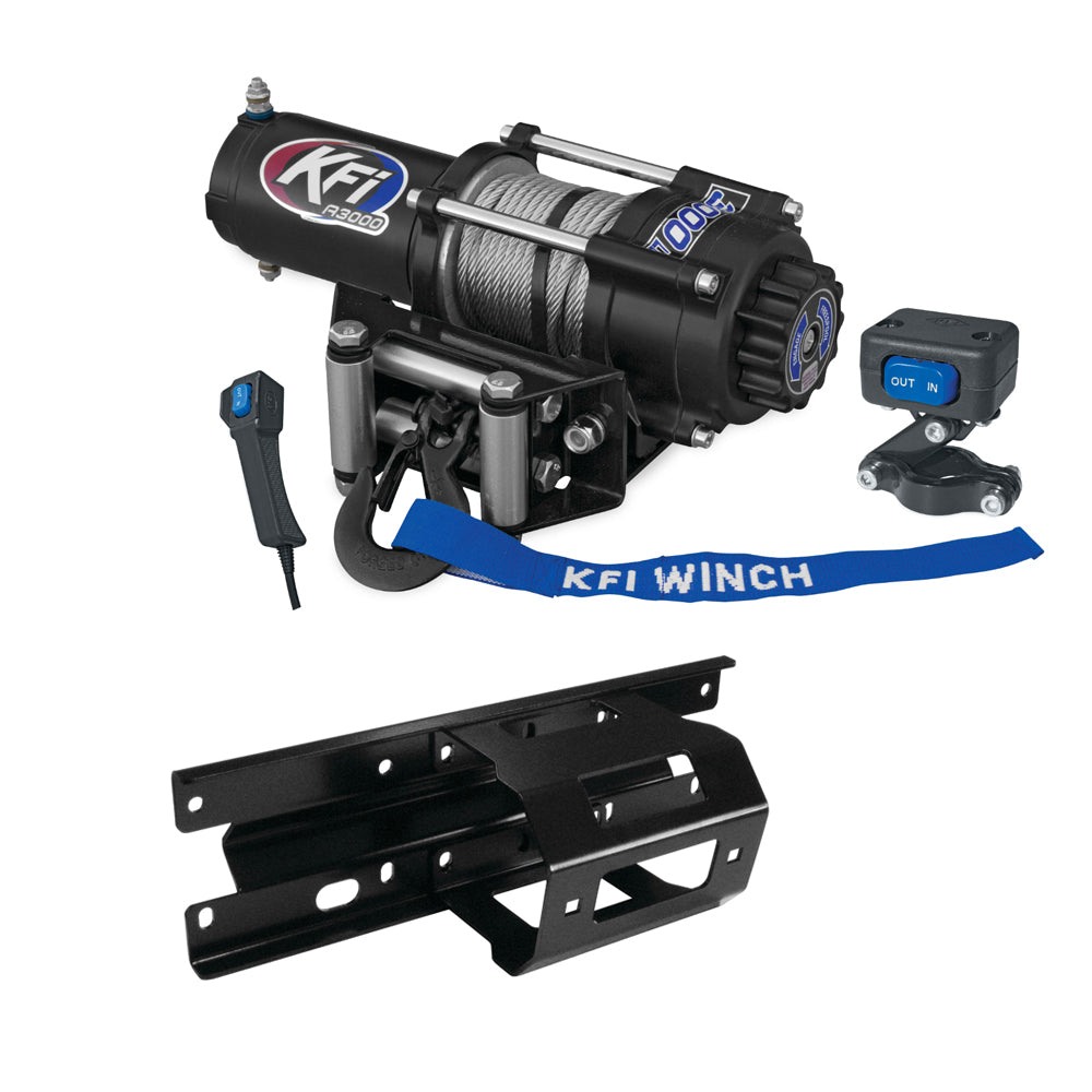 KFI 3000 lb Winch And Optional Mount