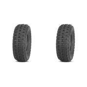 Set of 2 QUADBOSS QBT732 Front Tires 19x7-8 4-ply