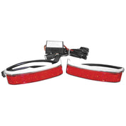 Letric Lighting Saddlebag LED Lights Chrome