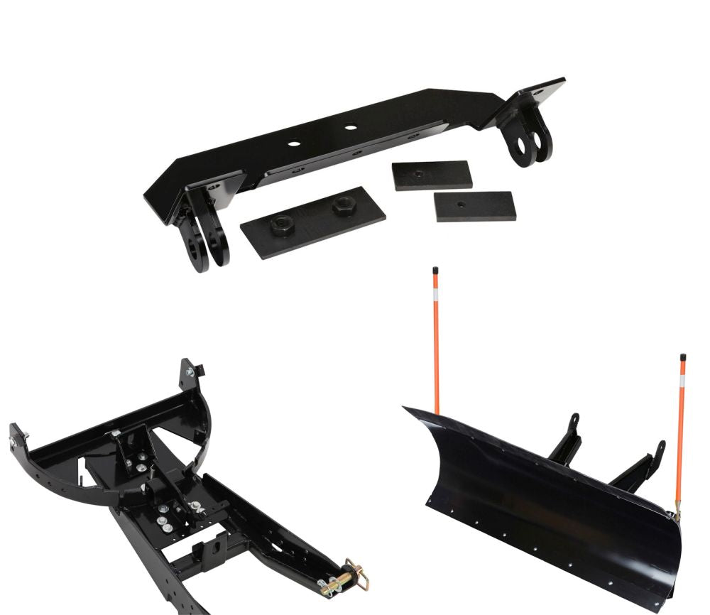 Denali Black UTV Snow Plow Kit For Polaris Ranger 500 2011-2020