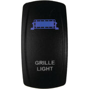 DragonFire Racing Laser-Etched Dual LED Switch - Grill Light - Blue - 04-0093