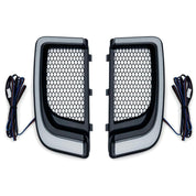 Kuryakyn Tracer LED Fairing Lower Grills Black
