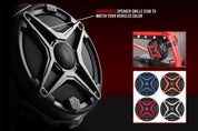 SSV Works Front 6.5" Speaker Pods With Grey Grilles For Polaris RZR Pro XP 20-22