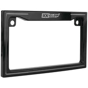 XK Glow LED License Plate Frame Black - XK034018-B
