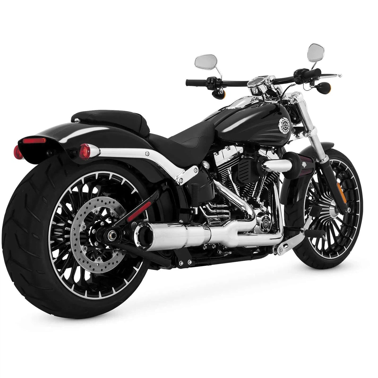 Vance & Hines 16545 Hi-Output 2:1 Short Exhaust System, Chrome VH-0260