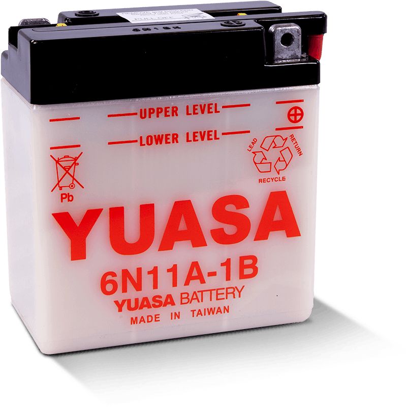 Yuasa Conventional 6N11A-1B 6 Volt Battery For Harley Davidson SS Sprint 350 1968-2024