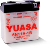 Batería convencional Yuasa 6N11A-1B de 6 voltios para Harley-Davidson SS Sprint 350 (1968-2024)