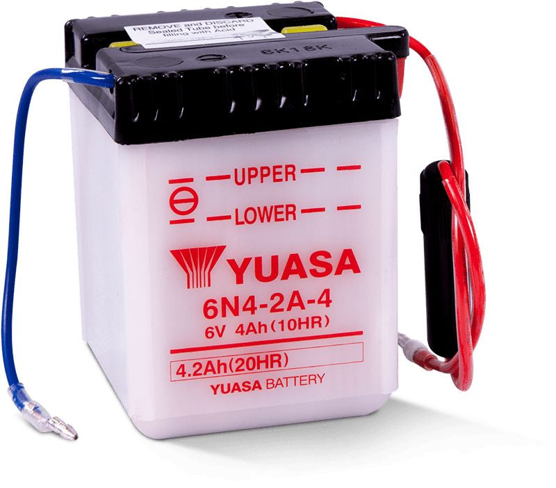 Yuasa Conventional 6N42A4 6 Volt Battery YUAM2644A