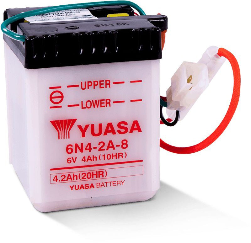 Yuasa Conventional 6N42A8 6 Volt Battery YUAM2648A