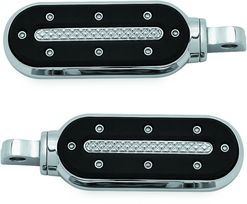 Kuryakyn Chrome Heavy Industry Pegs With Adapters 7031