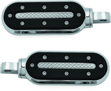 Kuryakyn Chrome Heavy Industry Pegs With Adapters 7031