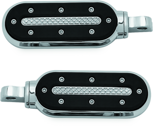 Kuryakyn Chrome Heavy Industry Pegs With Adapters 7031
