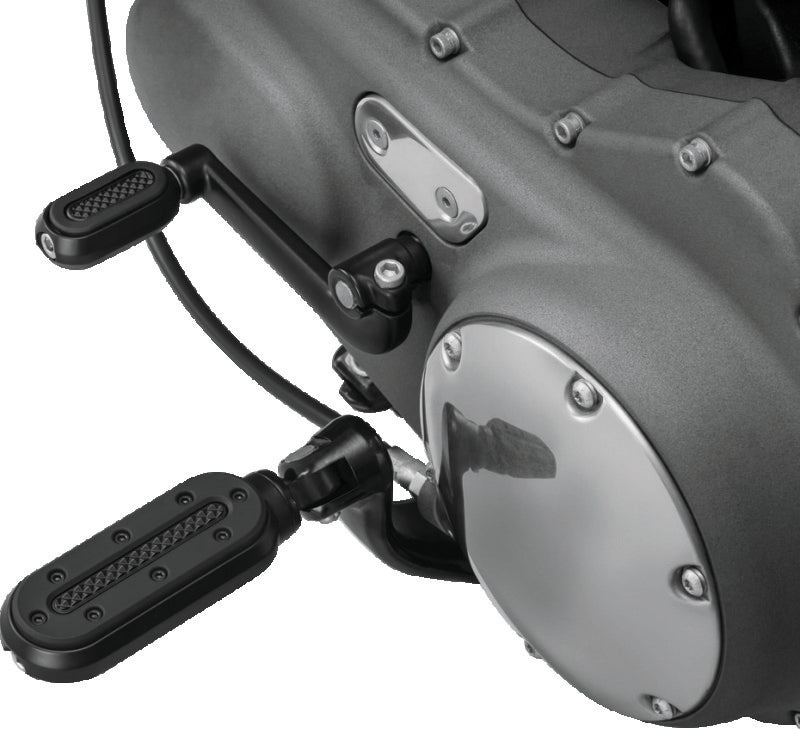 Kuryakyn Satin Black Heavy Industry Pegs With Adapters 7032