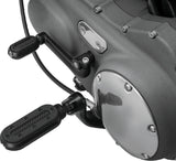 Kuryakyn Satin Black Heavy Industry Pegs With Adapters 7032