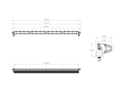 Baja Designs LED Light Bar 40 inch S8 Edition Driving/Combo Pattern Clear Lens Universal 704003