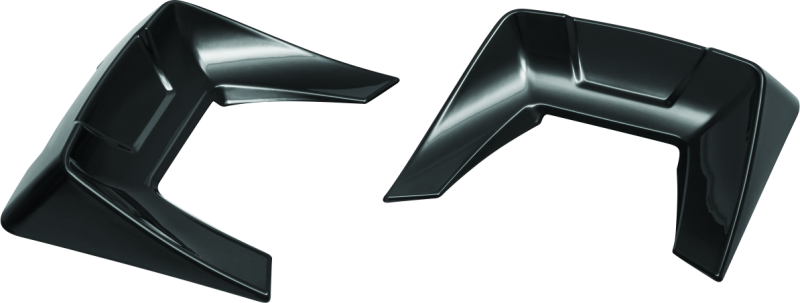 Kuryakyn Black Speedform Saddlebag Lid Spoilers 7067
