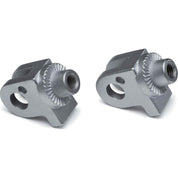 Kuryakyn Splined Adaptor Mounts for Cruisers Silver 8906
