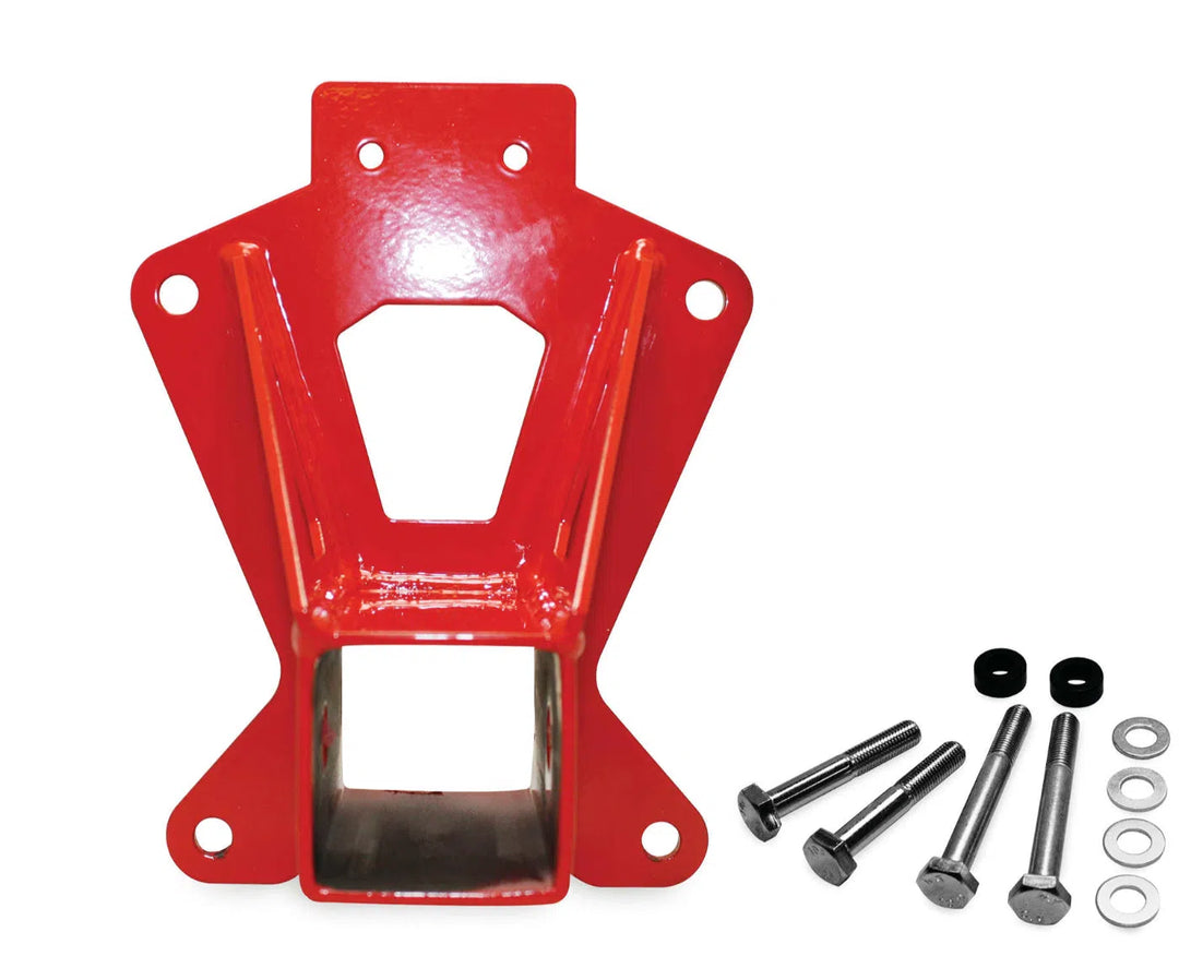 DragonFire Racing Heavy-Duty Rear Receiver Hitch - RZR XP 1000 models (2 & 4 seat) - Red - 16-1171