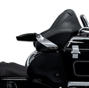 Kuryakyn Chrome Molded Stealth Passenger Armrests Tour Pack Pak Harley Touring