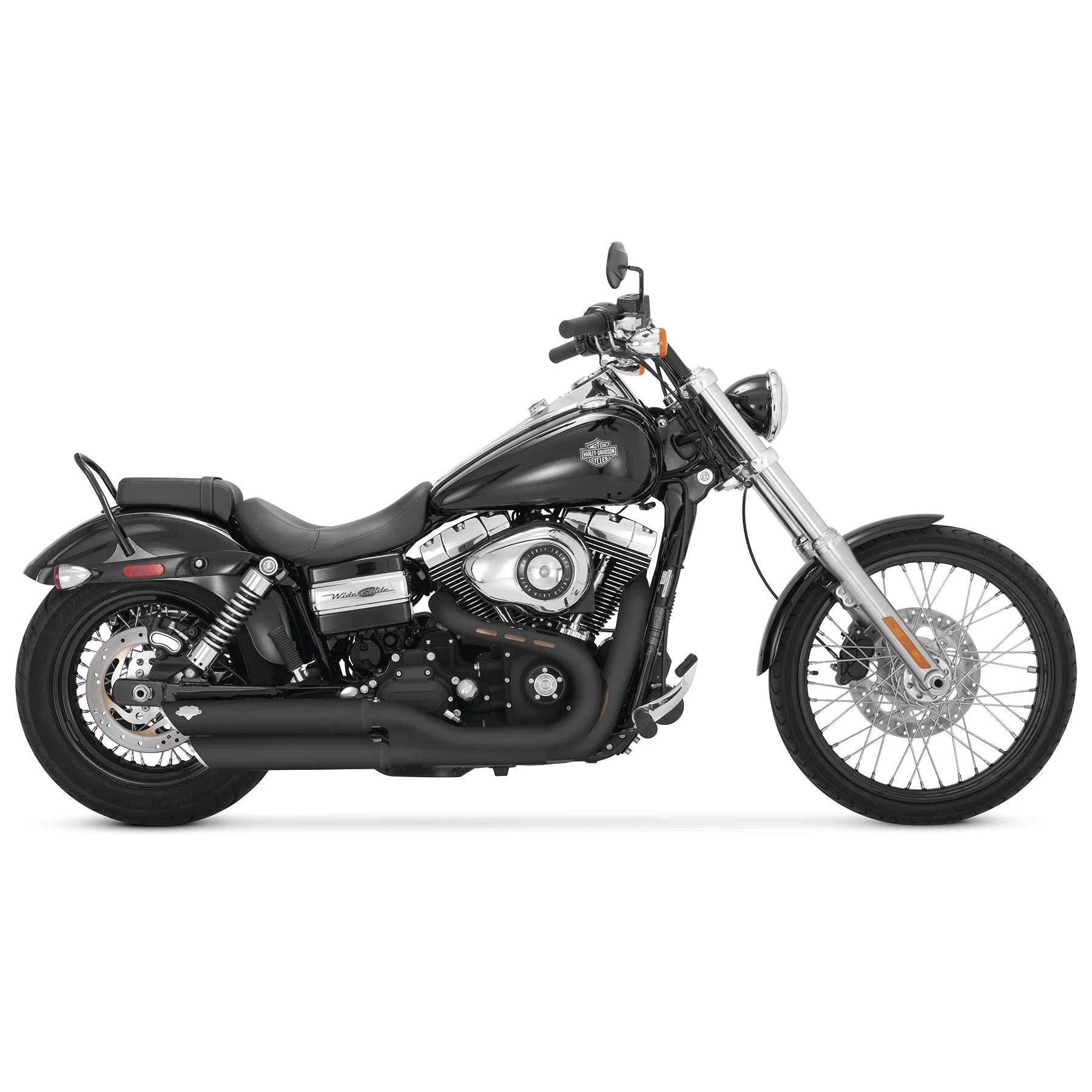 Vance & Hines 46845 Twin Slash 3in. Slip-Ons Black